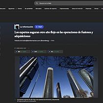 Los expertos auguran otro ao flojo en las operaciones de fusiones y adquisiciones